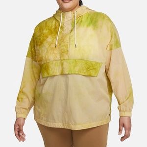 Nike Sportswear Women's Woven Wave Dye Jacket Size 1X GREEN $145